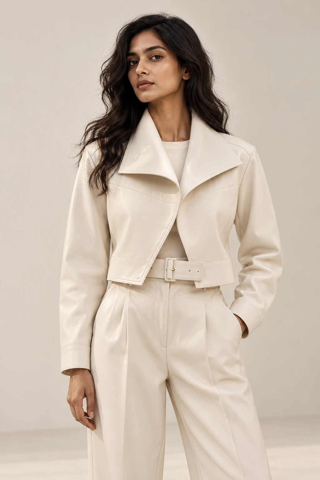The ivory Lume jacket from the women’s collection